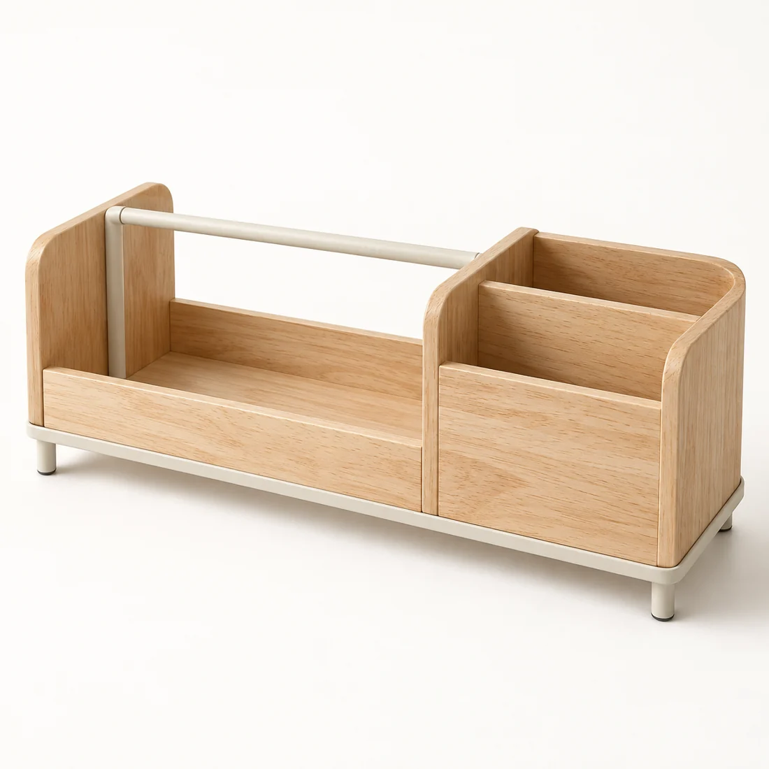 Alder Entryway Organizer — Natural–Cream