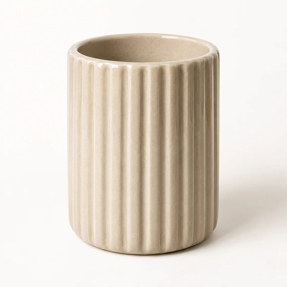Ridge Utensil Holder — Sand